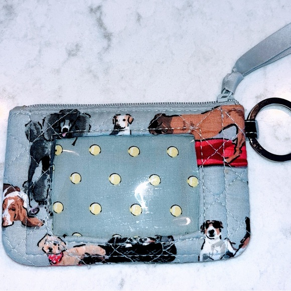 Vera Bradley Quilted Dog Print ID Holder - Picture 4 of 7